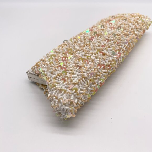 Unbranded Iridescent Embellished Convertible Clutch - Picture 8 of 11